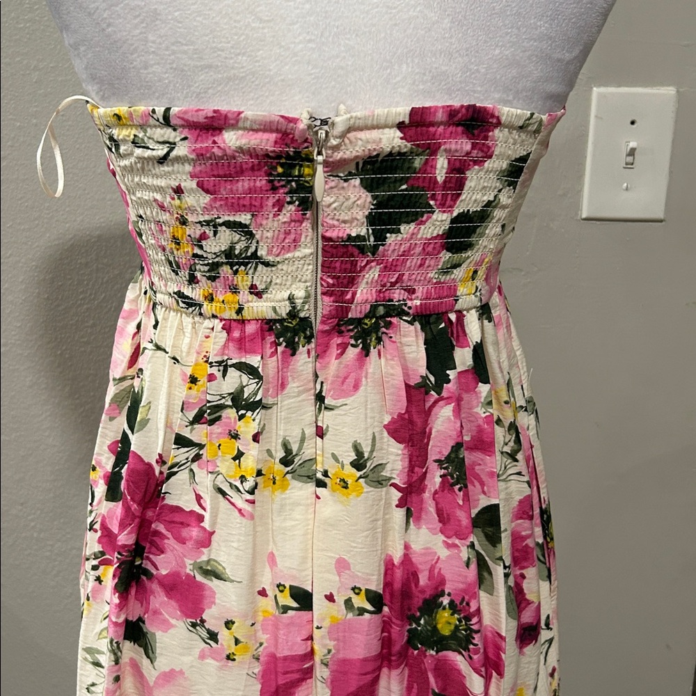 Abercrombie & Fitch Emerson Strapless Floral Maxi Dress XS - Picture 8 of 12